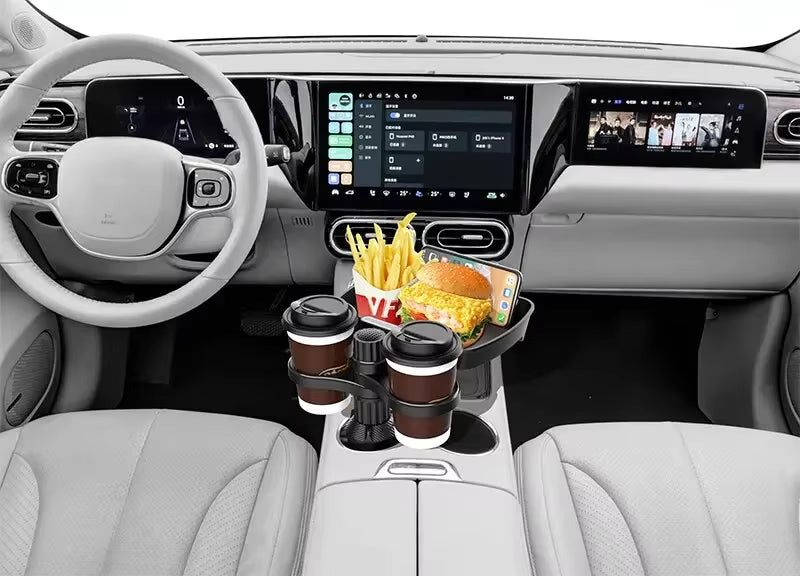 PORTA VASO PARA AUTO CON BANDEJA