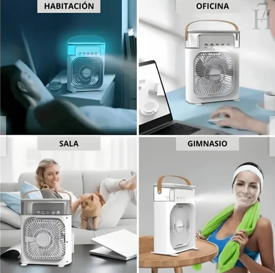 VENTILADOR PORTATIL - AIRE ACONDICIONADO 3 EN 1